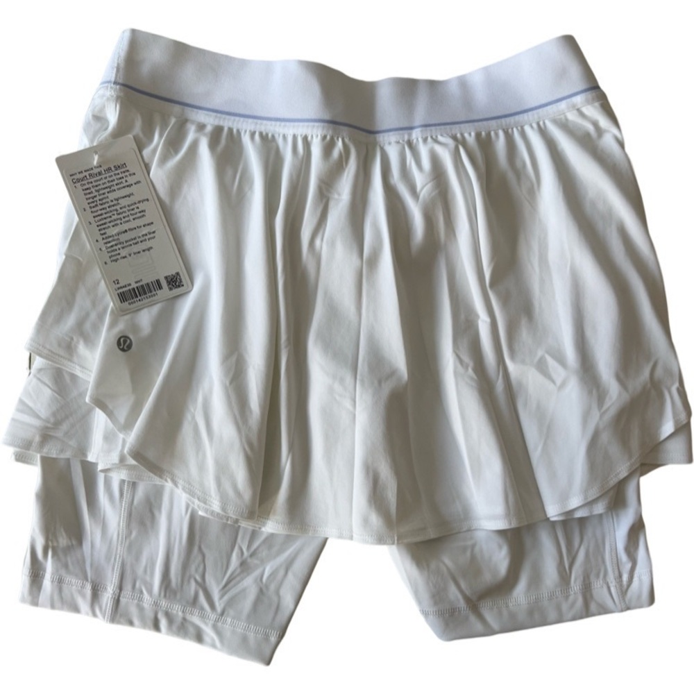 NWT lululemon High Rise Court Rival Skirt (Skort) Size 12 - Picture 9 of 11